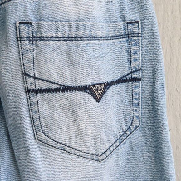 GUESS Men's Halsted Fit Medium Rise Tapered Jeans - Picture 6 of 14